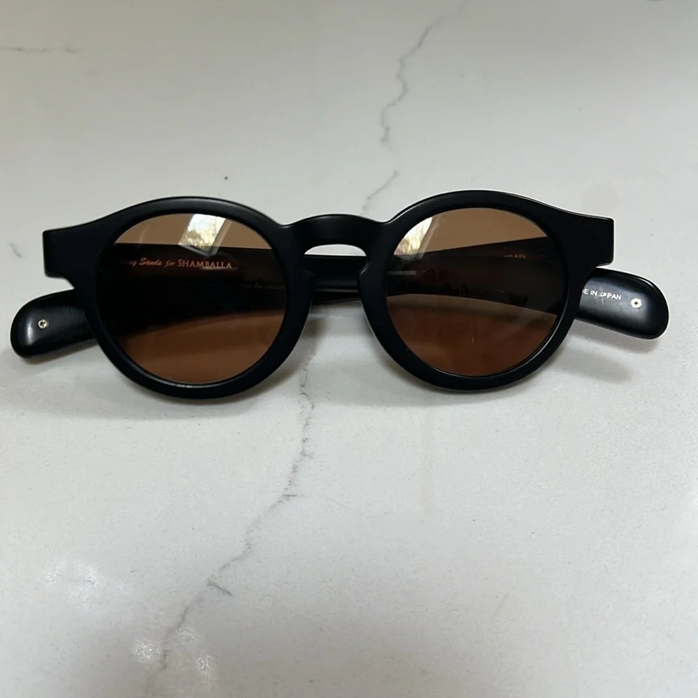 Shamballa Larry Sands Black Peacetrain Round Rim Unisex Eyeglasses Sunglasses